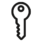 Mechanical key failsafe icon