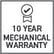 10-Year Mechanical Warranty
