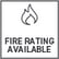 Optional Fire Rating Available