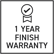 1-Year Finish Warranty