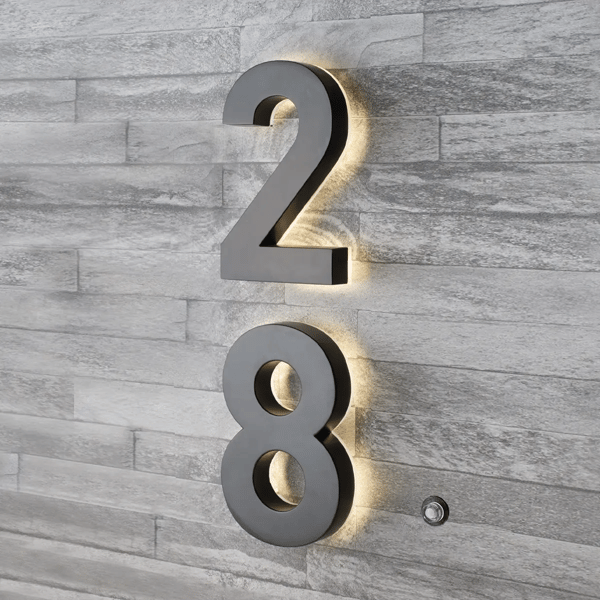 25-LEDF69 House Number - LED LIFESTYLE