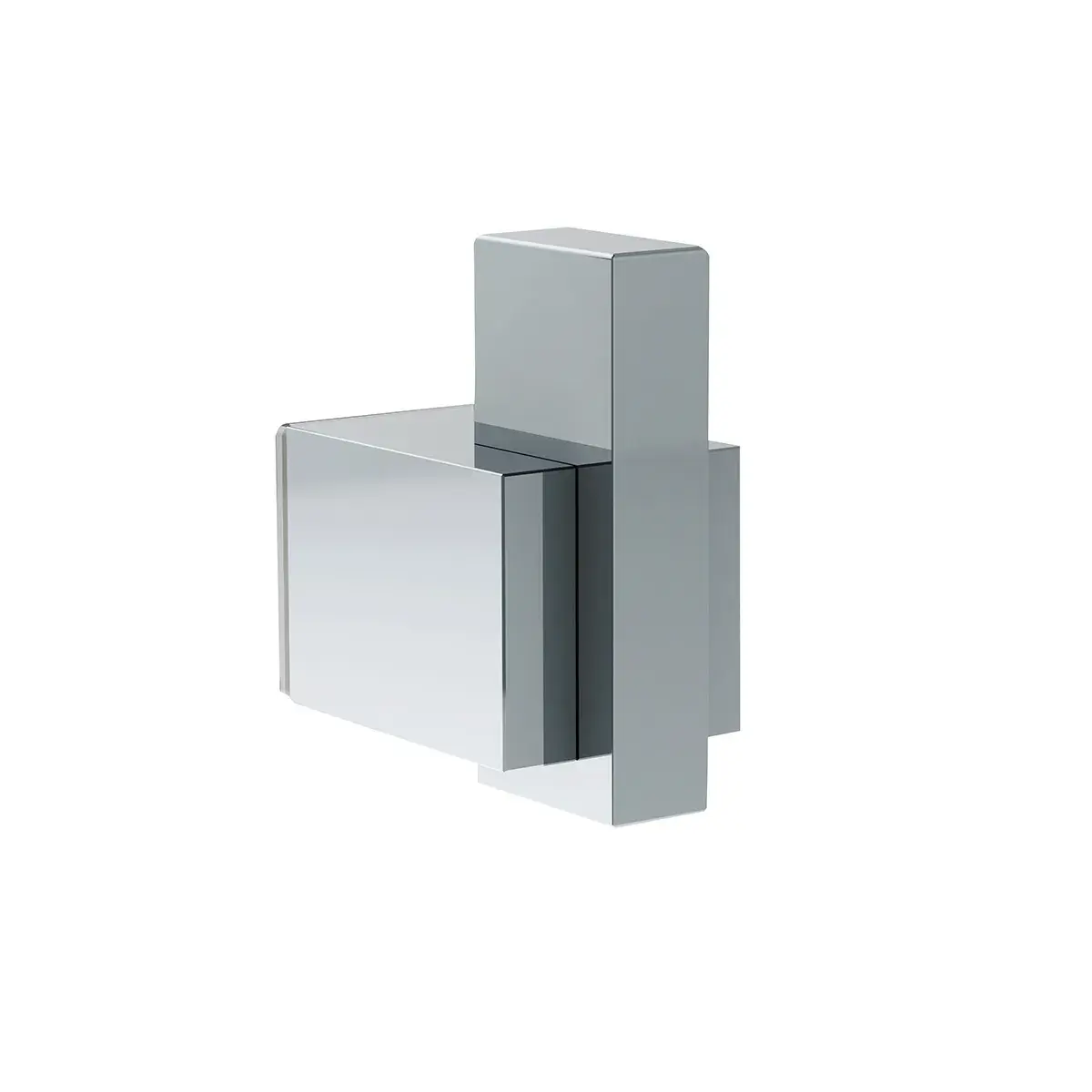 Single Shower Door Knob; Glass Mounted Robe Hook