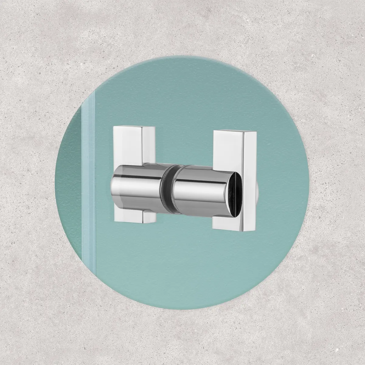 Double Shower Door Knob