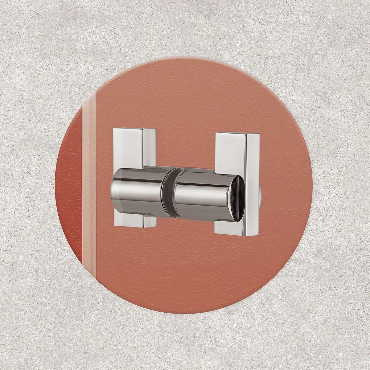 Double Shower Door Knob