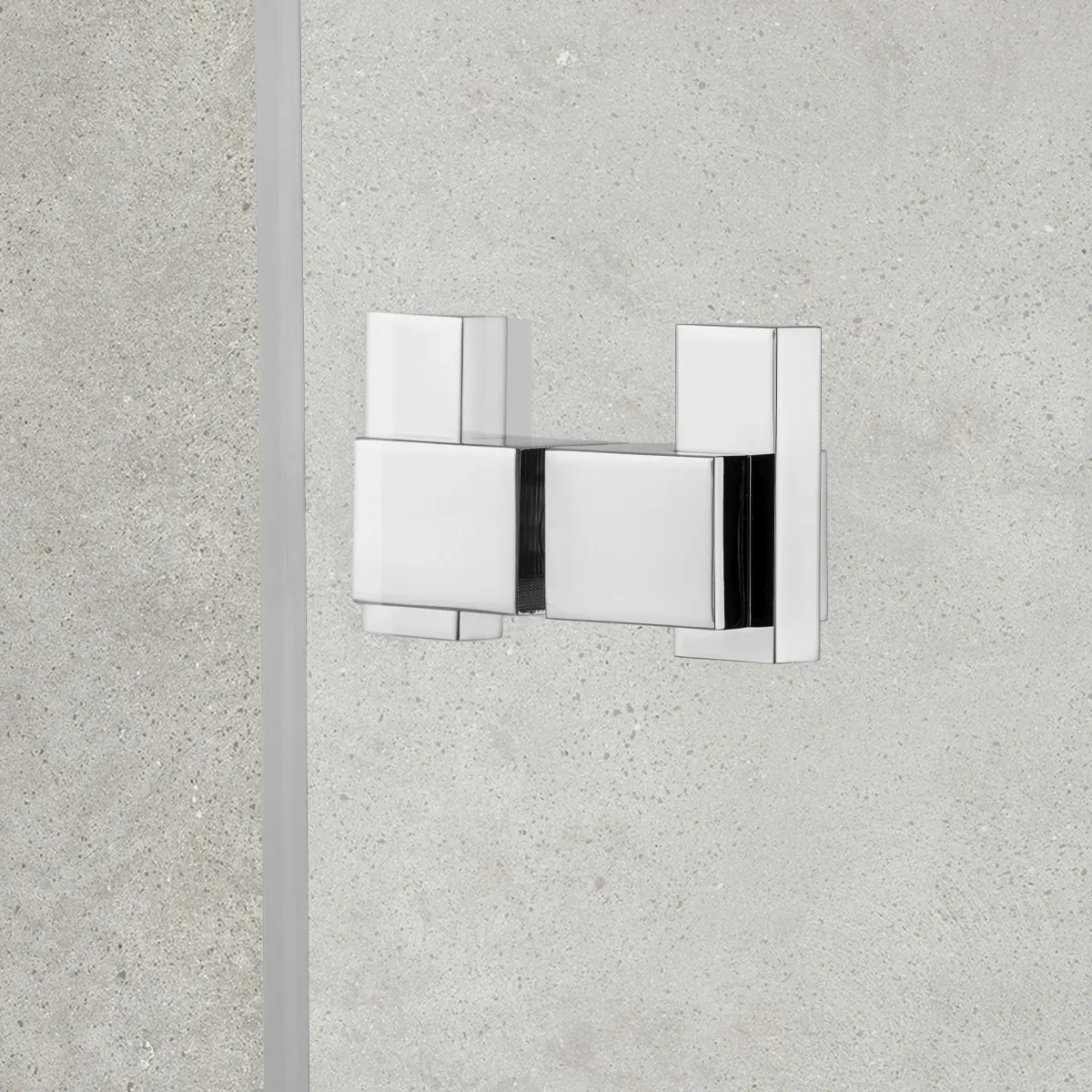 Double Shower Door Knob