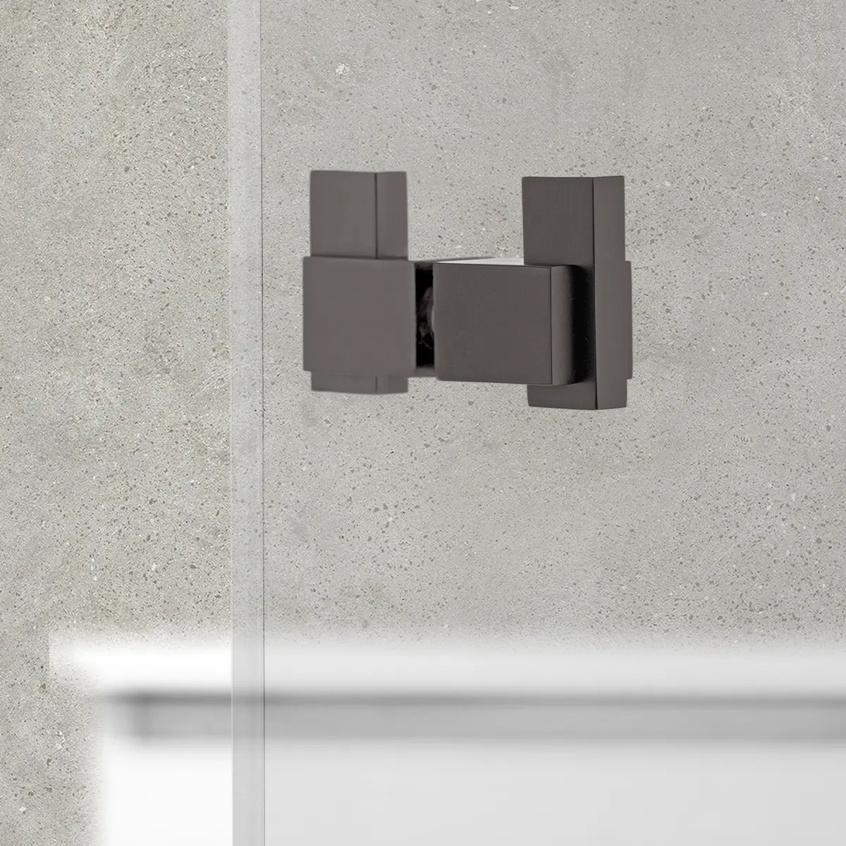 Double Shower Door Knob