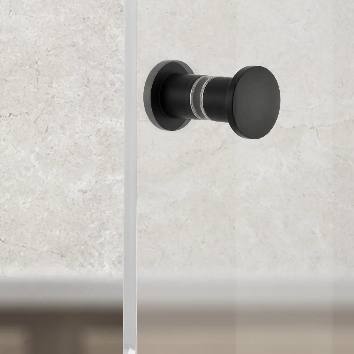 Double Shower Door Knob