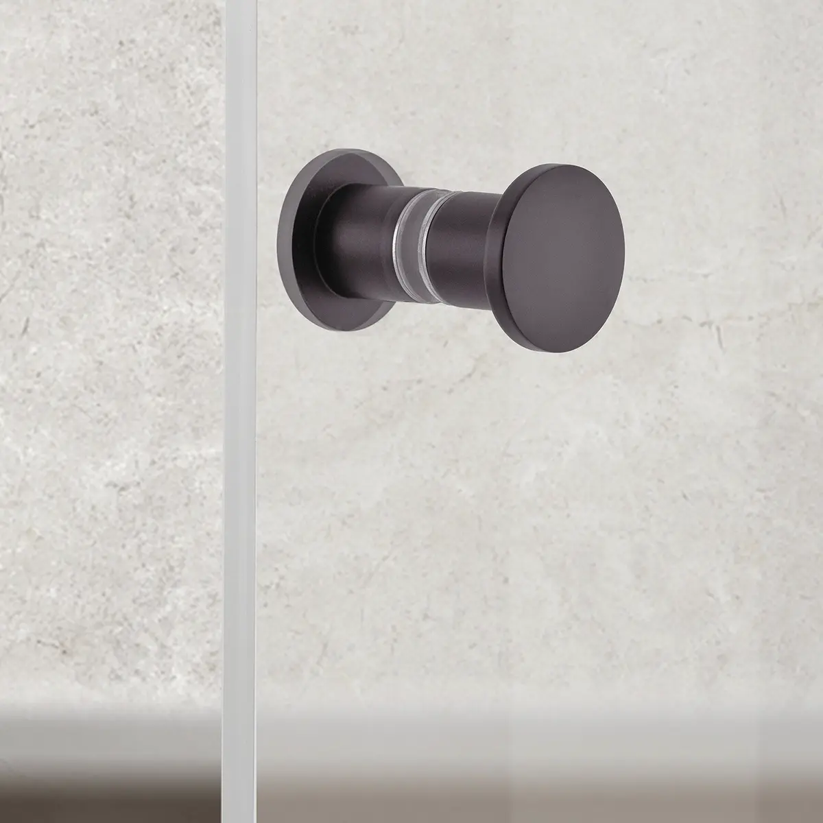 Double Shower Door Knob