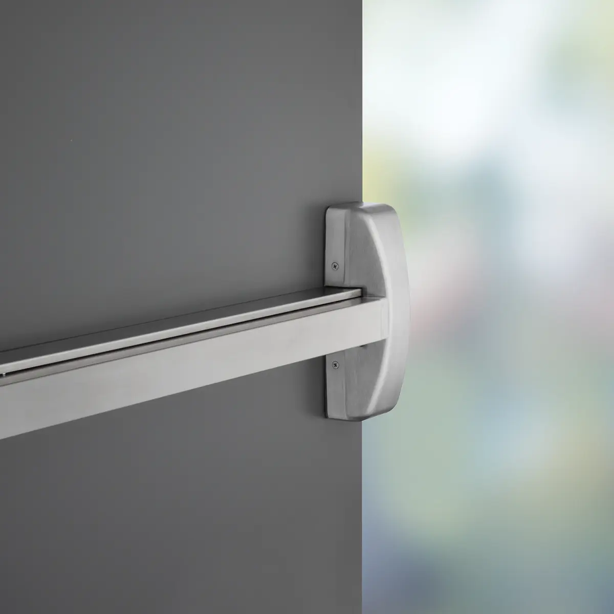 Safety Rated Push Bar - Vertical Rod
