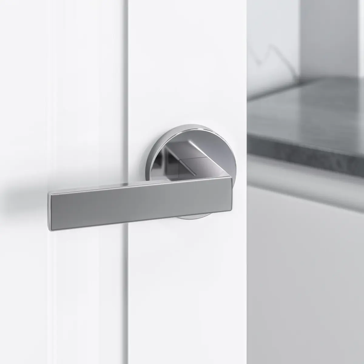 Round Rose Lever