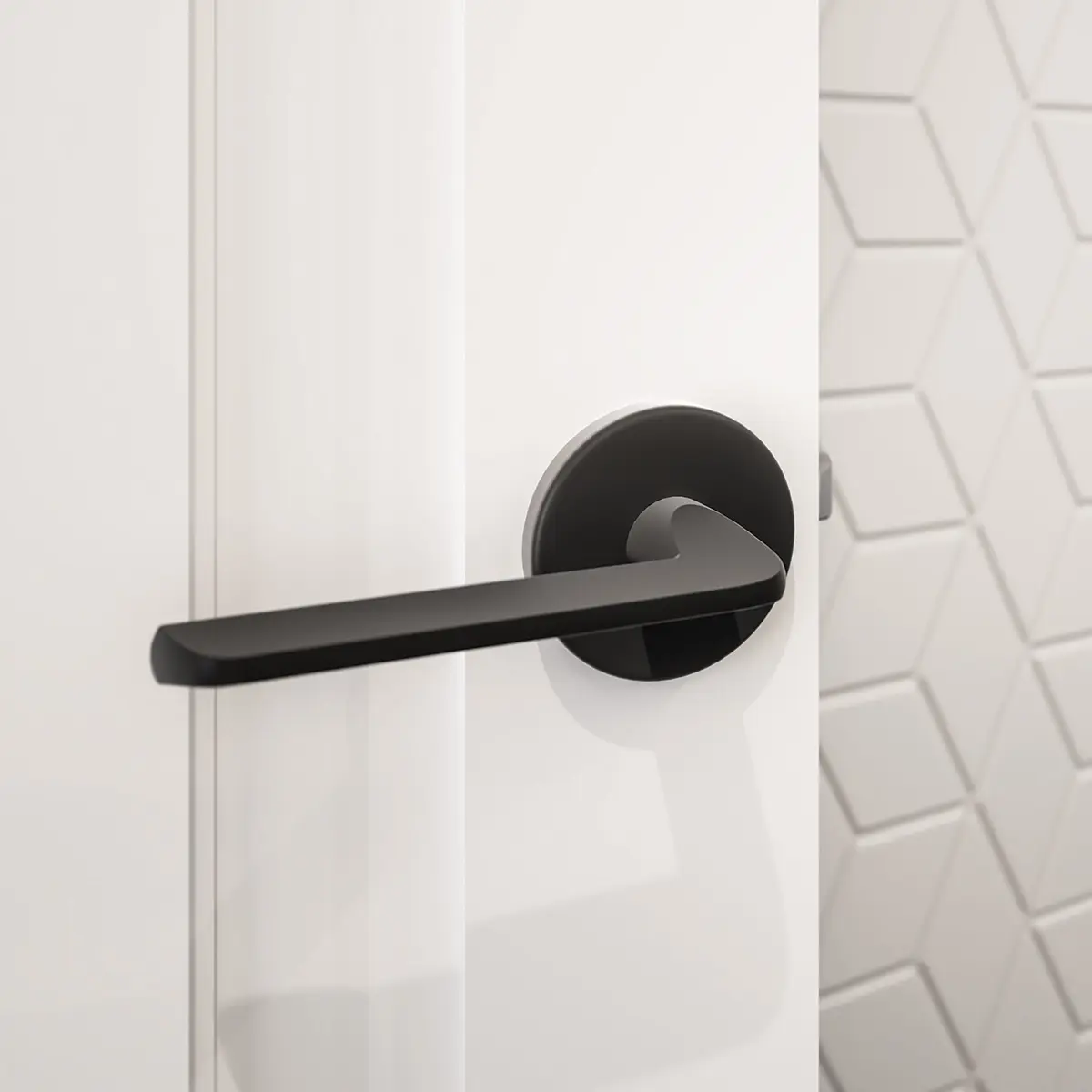 Round Rose Lever