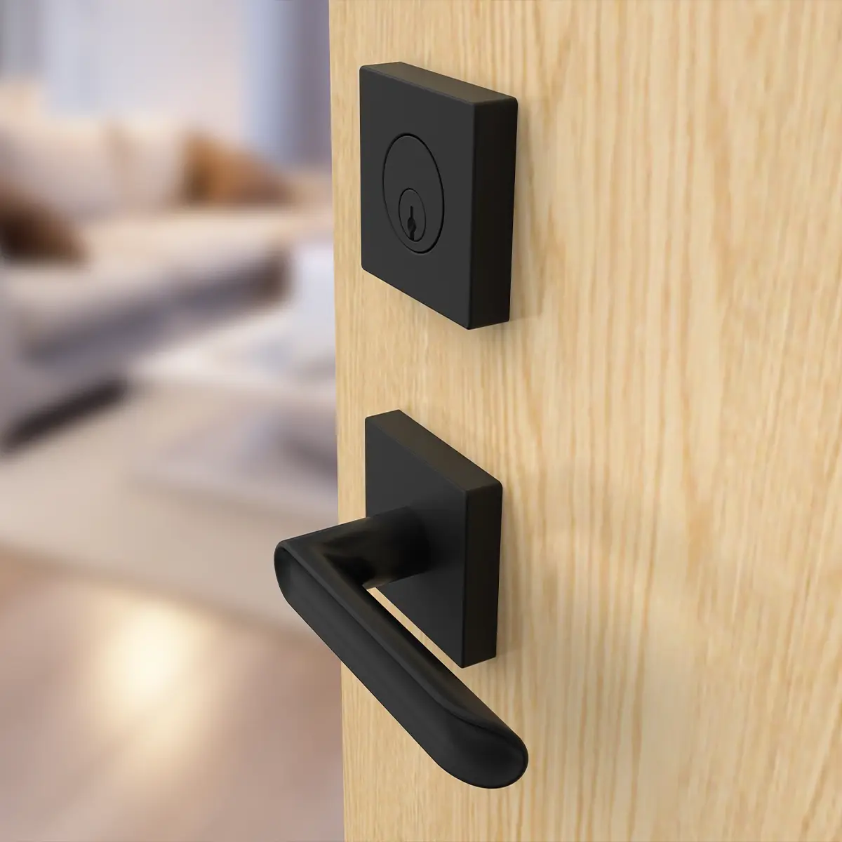 Square Flush Deadbolt