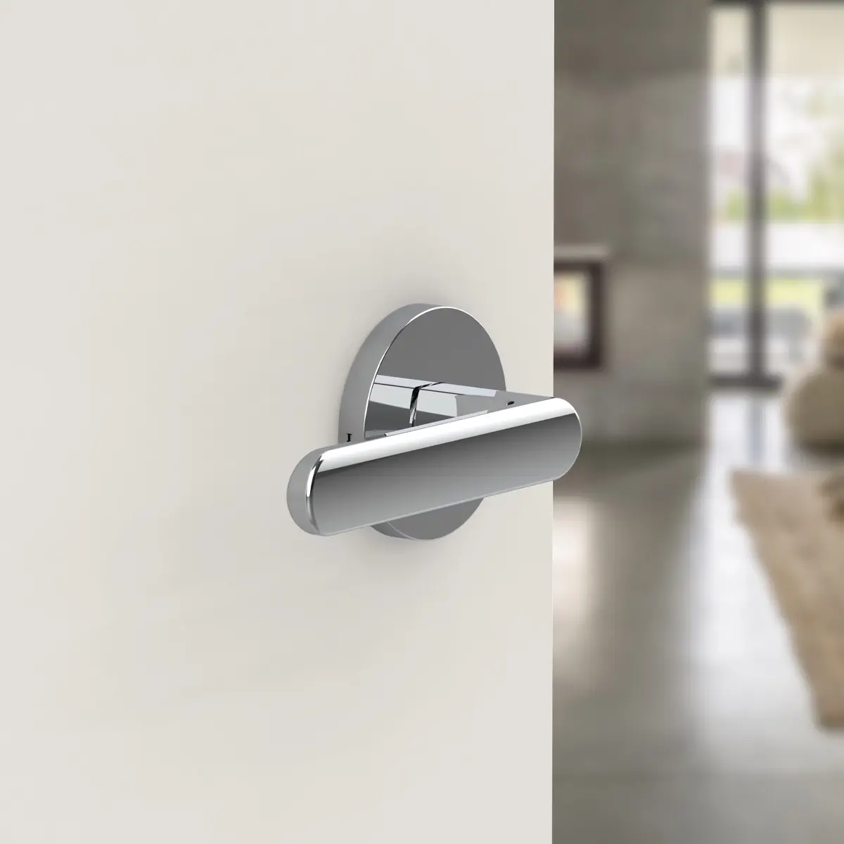 Round Rose Lever