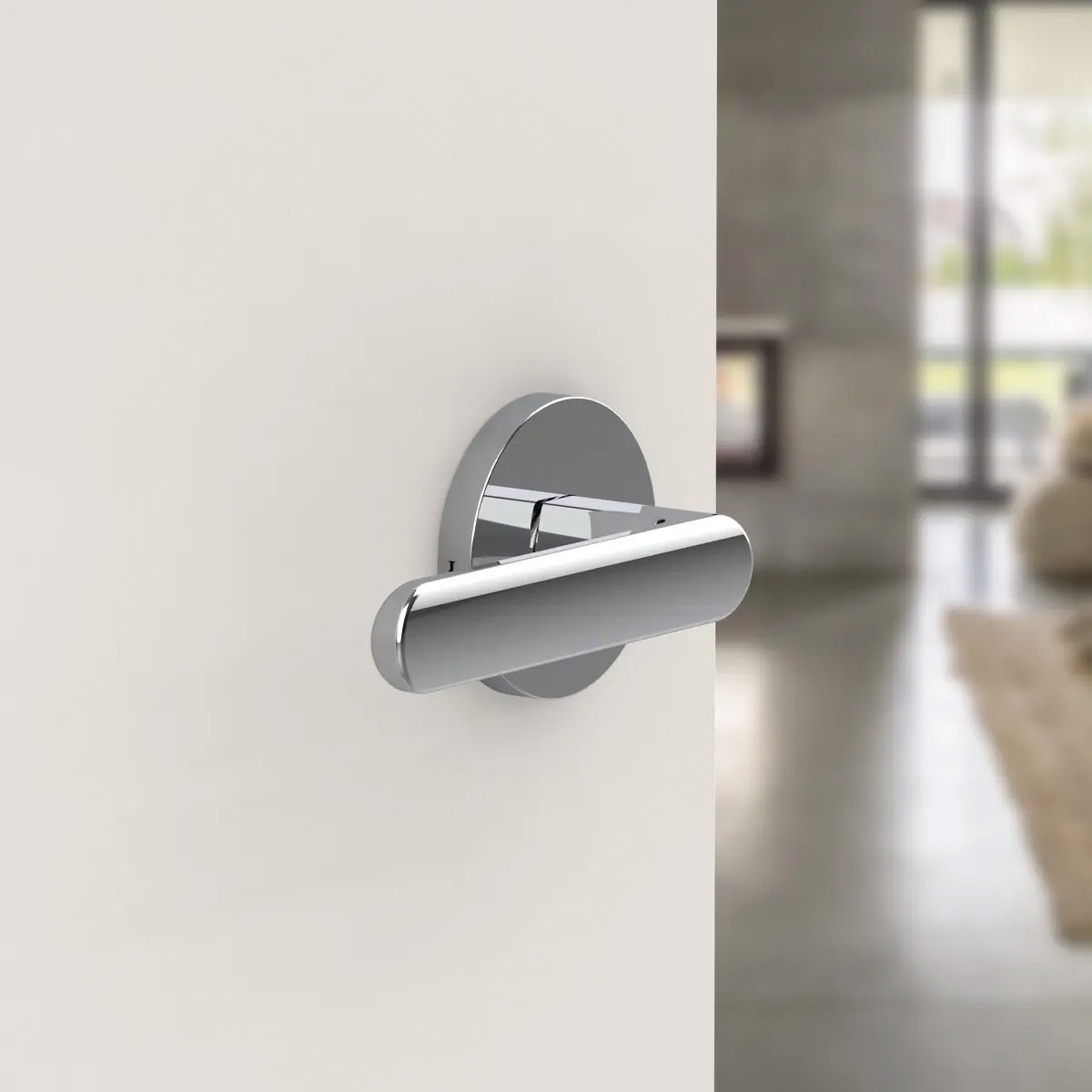 Round Rose Lever